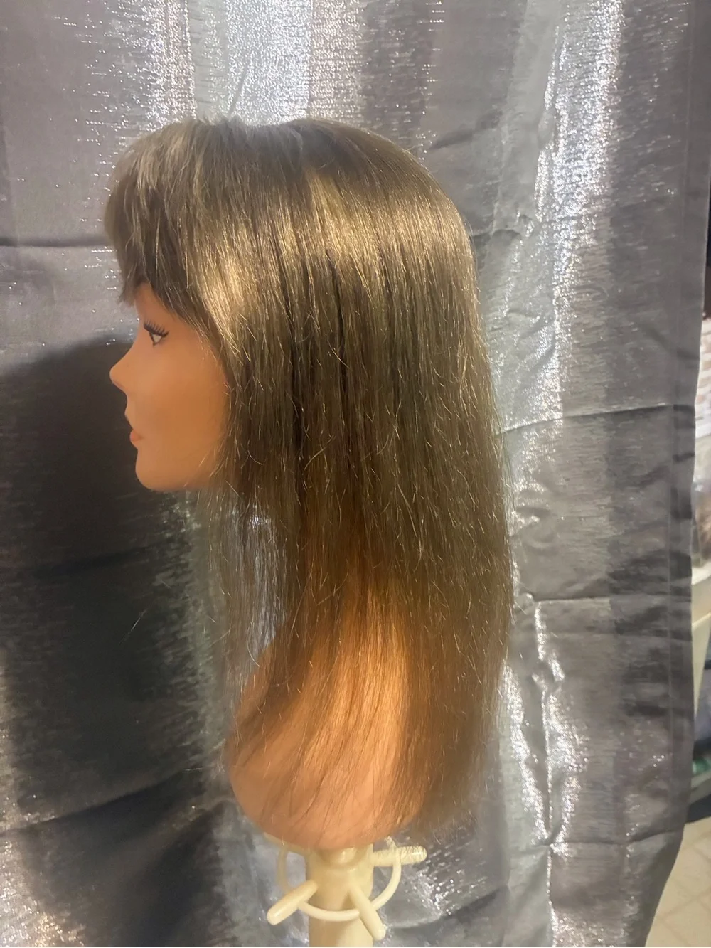 Lauren Ashtyn collection brown with Bangs